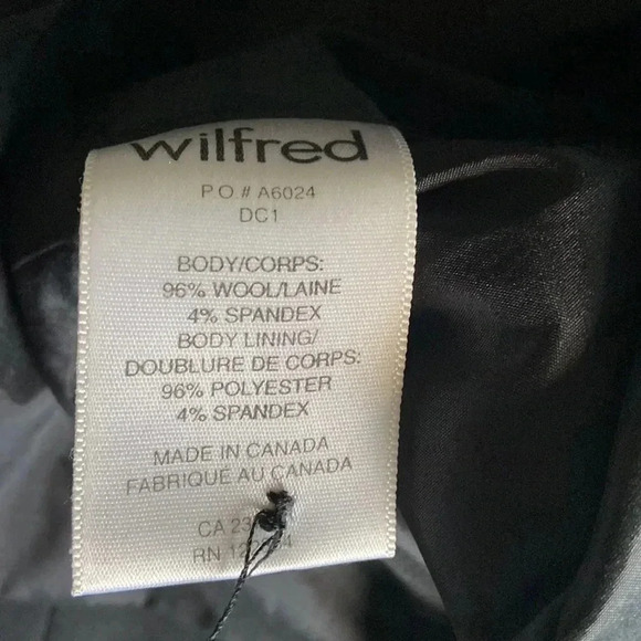 Wilfred | Wool Blend Convertible Dress - Picture 12 of 12